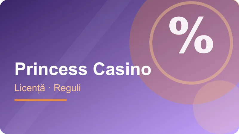 Princess Casino Romania lucrează cu licență ONJN – ilustrație pentru secțiunea Princess Casino